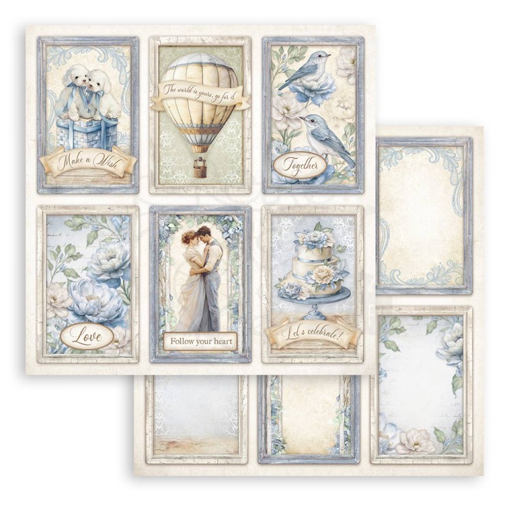 Zestaw papierów do scrapbookingu 20x20 Timeless SBBS127 Stamperia