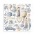Zestaw papierów do scrapbookingu 20x20 Timeless SBBS127 Stamperia