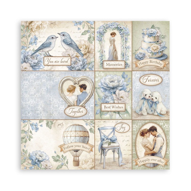 Zestaw papierów jednostronnych do scrapbookingu 20x20 Timeless 22ark SBBSXB13 Stamperia
