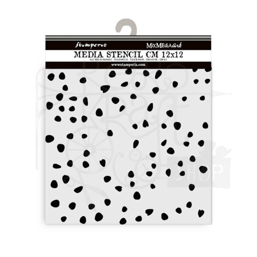 Szablon maska 12x12cm Timeless Płatki KSTDS49 Stamperia
