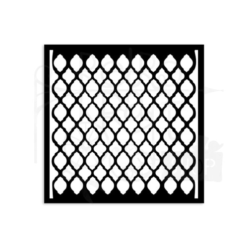 Szablon maska 12x12cm Timeless Siatka KSTDS48 Stamperia