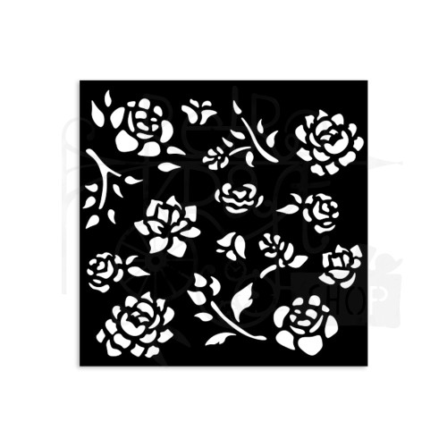Szablon maska 12x12cm Timeless Różyczki KSTDS43 Stamperia