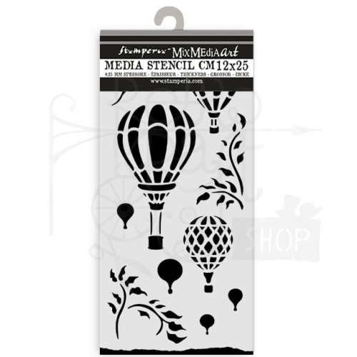 Szablon maska 12x25cm Timeless Balony KSTDL119 Stamperia