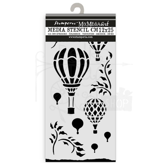 Szablon maska 12x25cm Timeless Balony KSTDL119 Stamperia