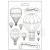 Foremka do odlewów A5 Timeless Balony K3PTA5672 Stamperia