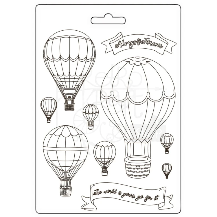 Foremka do odlewów A5 Timeless Balony K3PTA5672 Stamperia