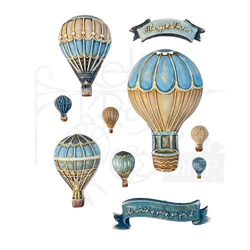 Foremka do odlewów A5 Timeless Balony K3PTA5672 Stamperia
