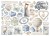 Ozdoby kształty tekturowe Die Cuts Timeless 50szt DFLDC116 Stamperia