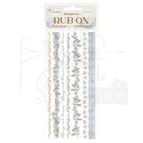 Rub-on transfer 10x21.6cm Timeless Paski DFLRB165 Stamperia