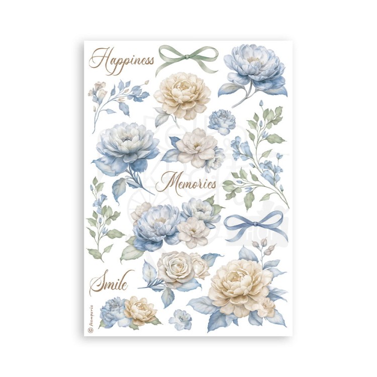 Papier washi A5 Timeless 8 ark SBW20 Stamperia