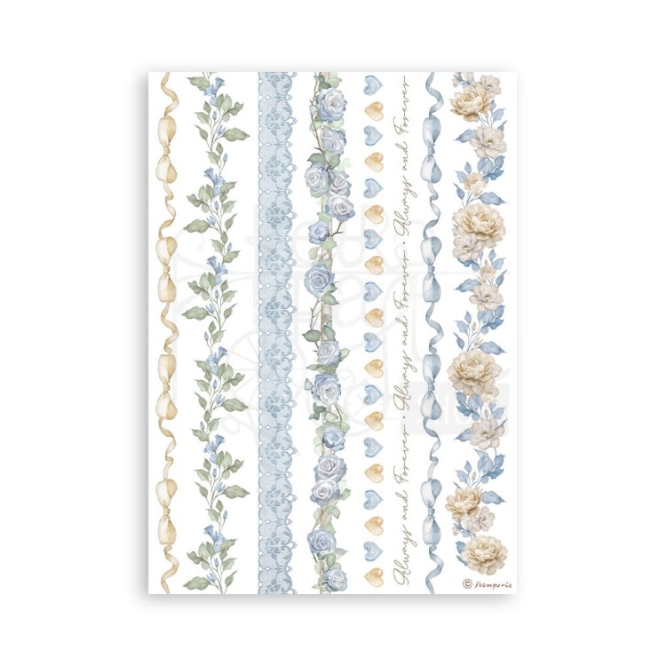 Papier washi A5 Timeless 8 ark SBW20 Stamperia