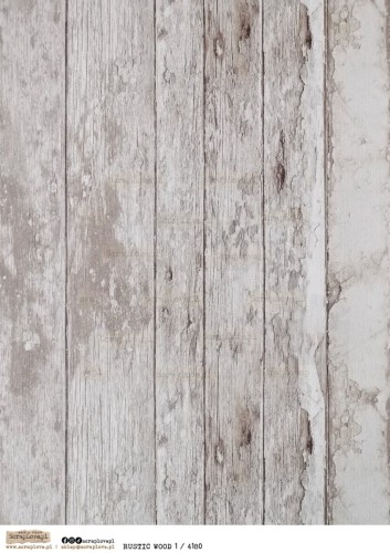 Papier ryżowy do decoupage A4 Rustic Wood 1 4180 ScrapLove