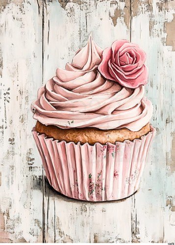 Papier ryżowy do decoupage A5 Muffinka 10478