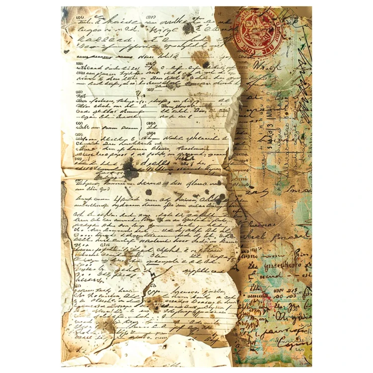 Papier ryżowy do scrapbookingu A4 Journey Ahead 4 arkusze MF006 Ciao Bella