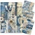 Papier ryżowy do scrapbookingu A4 Urban Blue Denim 4 arkusze MF002 Ciao Bella