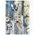 Papier ryżowy do scrapbookingu A4 Urban Blue Denim 4 arkusze MF002 Ciao Bella