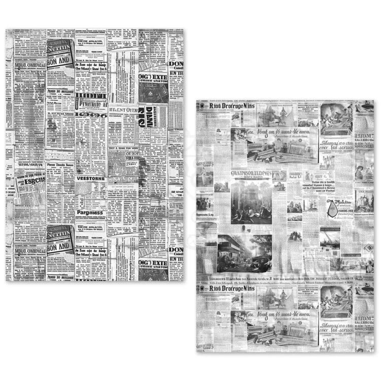 Zestaw papierów Tissue Paper A5 Newspapers 24 arkusze ME003 Ciao Bella