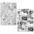 Zestaw papierów Tissue Paper A5 Newspapers 24 arkusze ME003 Ciao Bella