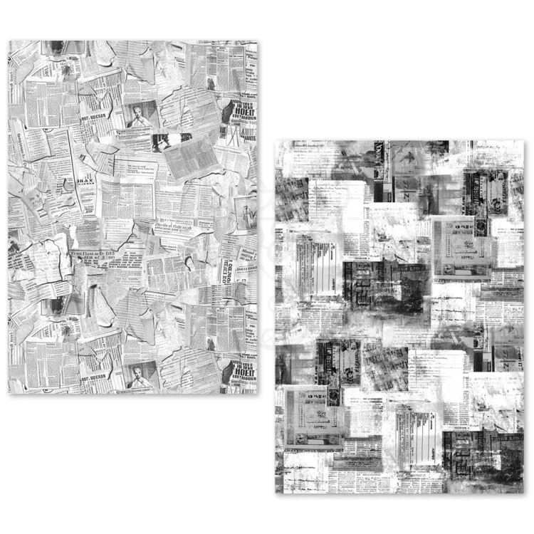 Zestaw papierów Tissue Paper A5 Newspapers 24 arkusze ME003 Ciao Bella