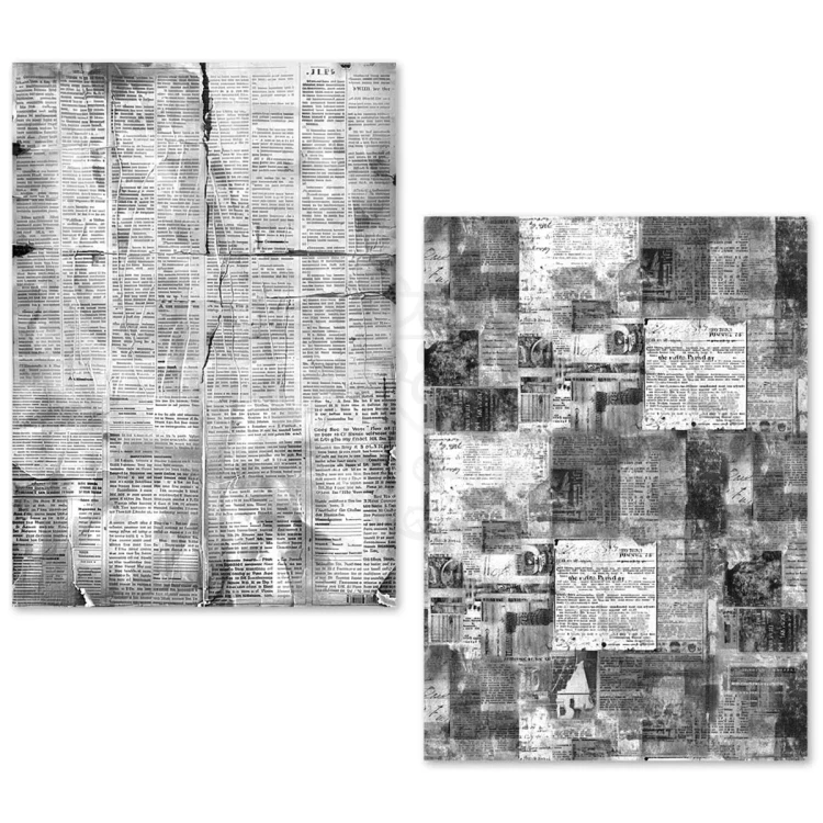 Zestaw papierów Tissue Paper A5 Newspapers 24 arkusze ME003 Ciao Bella