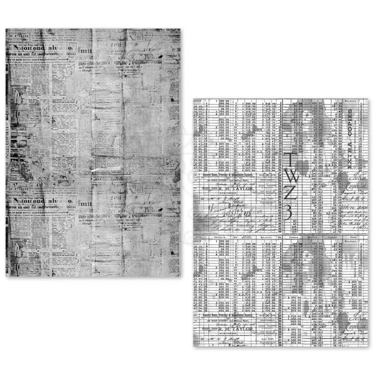 Zestaw papierów Tissue Paper A5 Newspapers 24 arkusze ME003 Ciao Bella