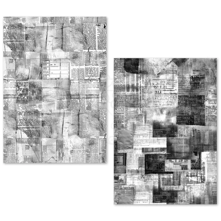 Zestaw papierów Tissue Paper A5 Newspapers 24 arkusze ME003 Ciao Bella