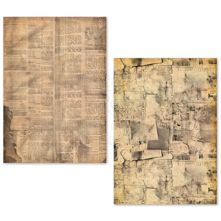 Zestaw papierów Tissue Paper A5 Newspapers 24 arkusze ME003 Ciao Bella