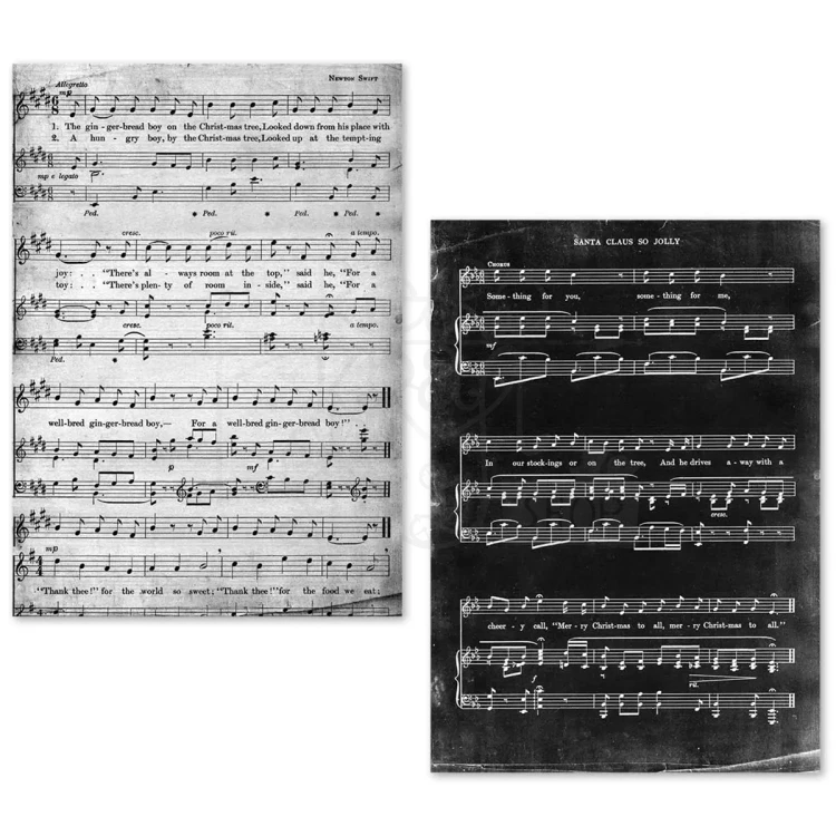Zestaw papierów Tissue Paper A5 Music Sheet 24 arkusze ME002 Ciao Bella