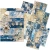 Zestaw A5 Tissue &amp; Vellum Paper Urban Blue Denim 8 arkuszy MC002 Ciao Bella