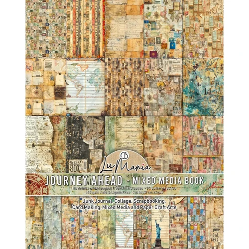 Zestaw papierów Mixed Media Book A4 Journey Ahead 50 arkuszy MA006 Ciao Bella