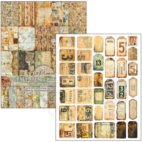 Zestaw papierów Mixed Media Book A4 Journey Ahead 50 arkuszy MA006 Ciao Bella