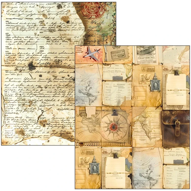 Zestaw papierów Mixed Media Book A4 Journey Ahead 50 arkuszy MA006 Ciao Bella