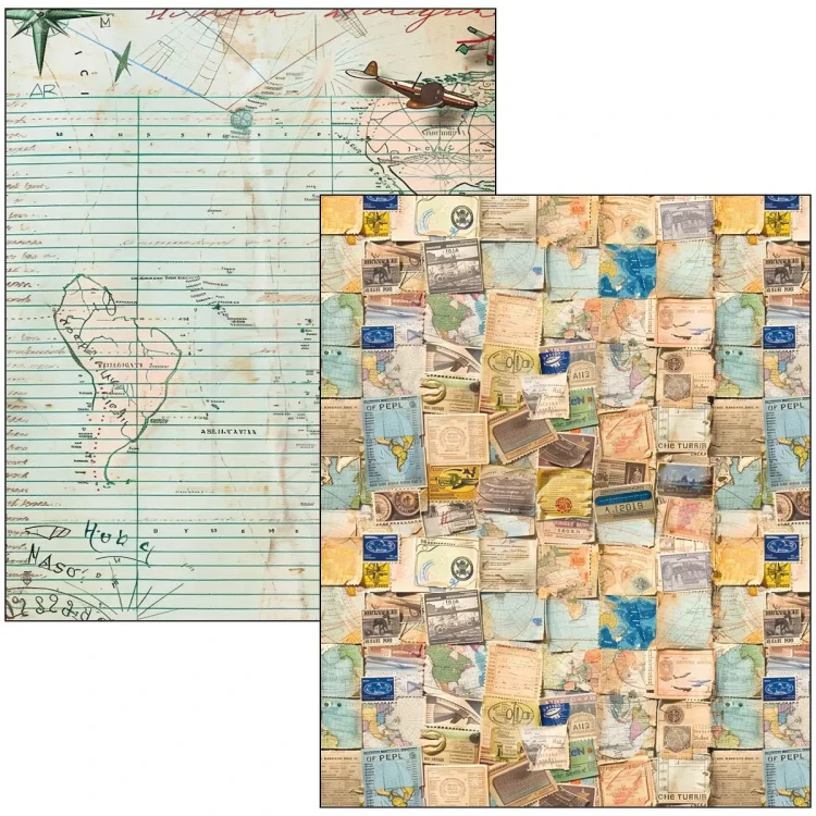 Zestaw papierów Mixed Media Book A4 Journey Ahead 50 arkuszy MA006 Ciao Bella