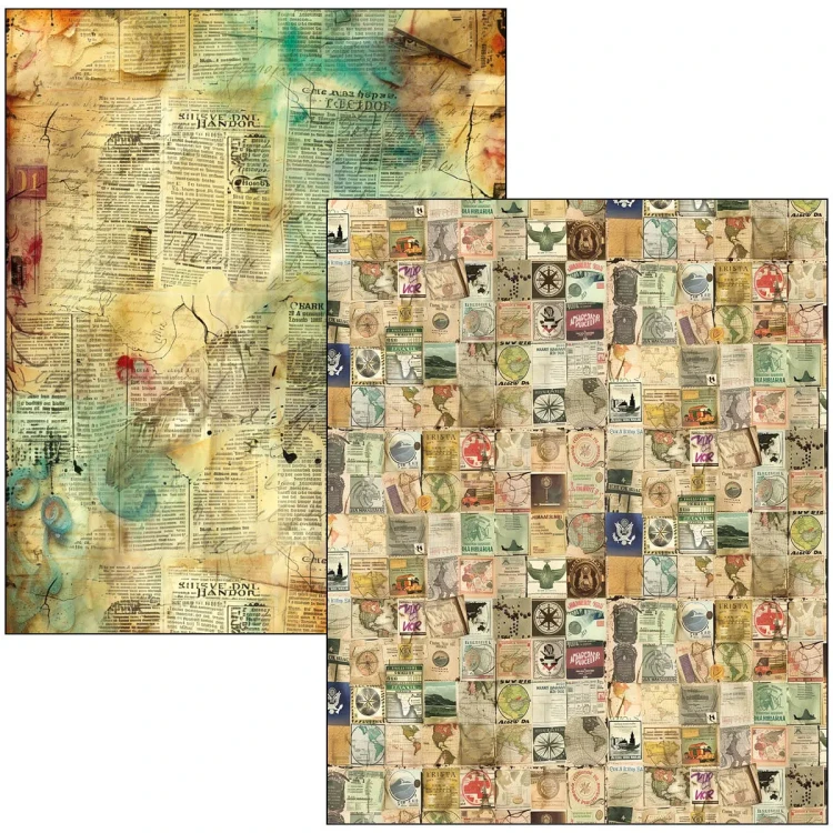 Zestaw papierów Mixed Media Book A4 Journey Ahead 50 arkuszy MA006 Ciao Bella