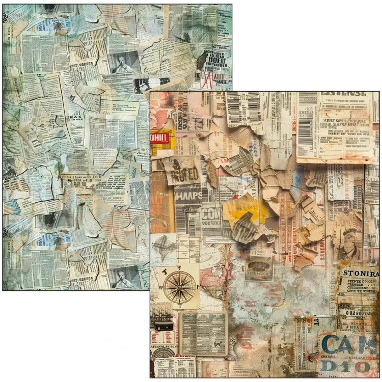 Zestaw papierów Mixed Media Book A4 Journey Ahead 50 arkuszy MA006 Ciao Bella