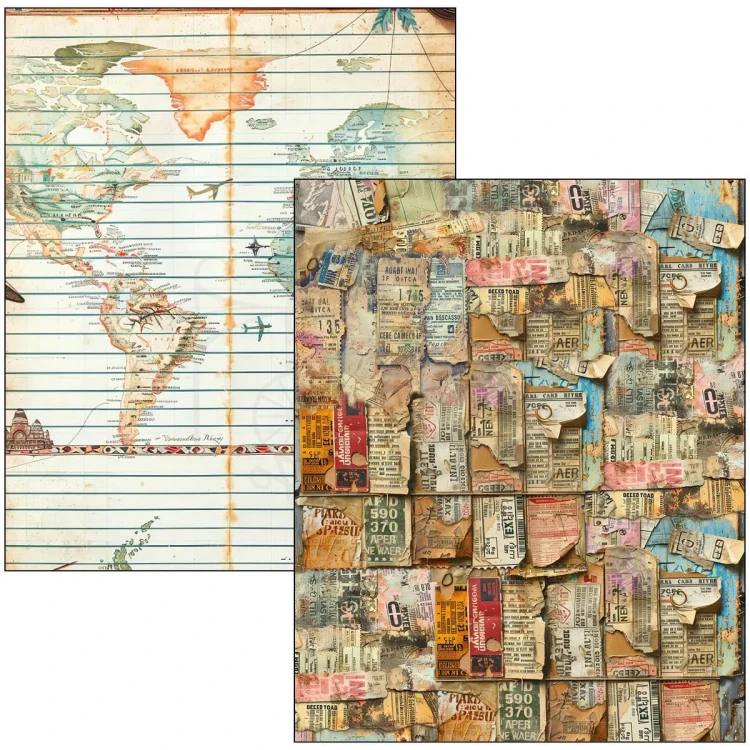 Zestaw papierów Mixed Media Book A4 Journey Ahead 50 arkuszy MA006 Ciao Bella