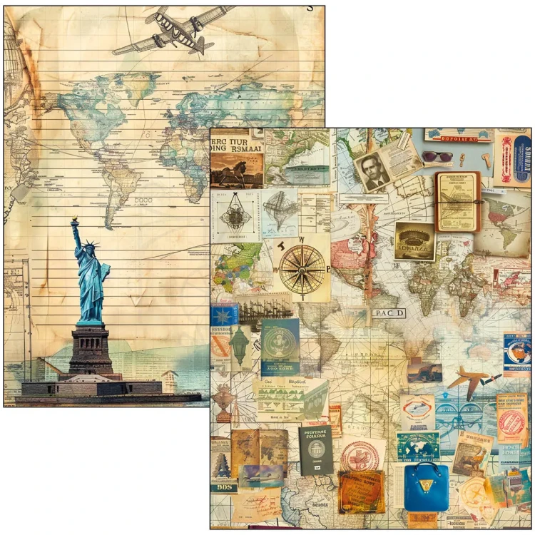 Zestaw papierów Mixed Media Book A4 Journey Ahead 50 arkuszy MA006 Ciao Bella