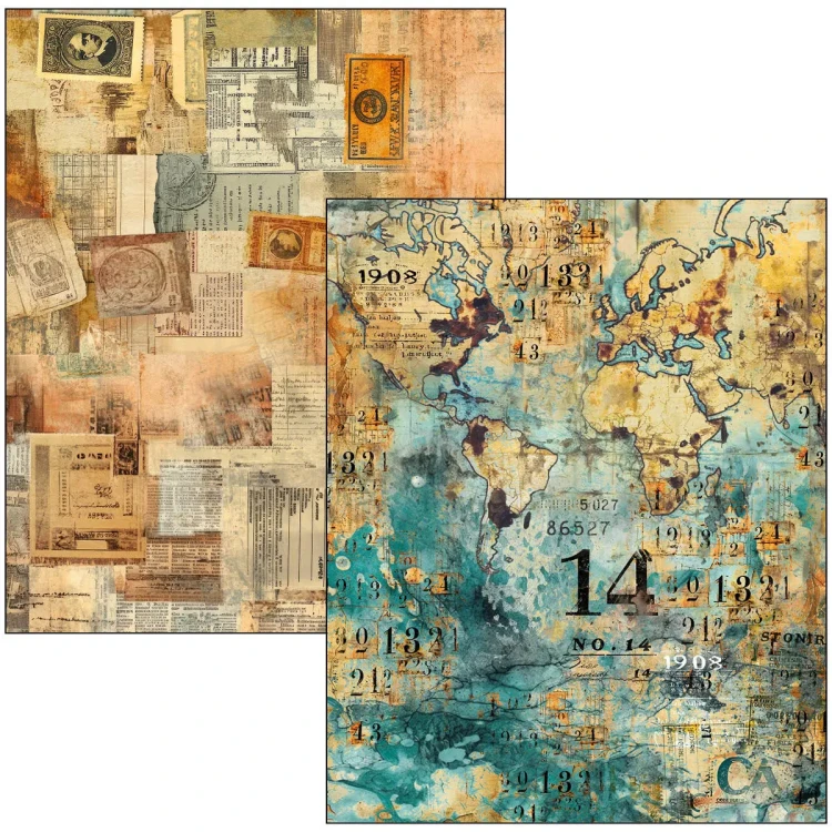 Zestaw papierów Mixed Media Book A4 Journey Ahead 50 arkuszy MA006 Ciao Bella