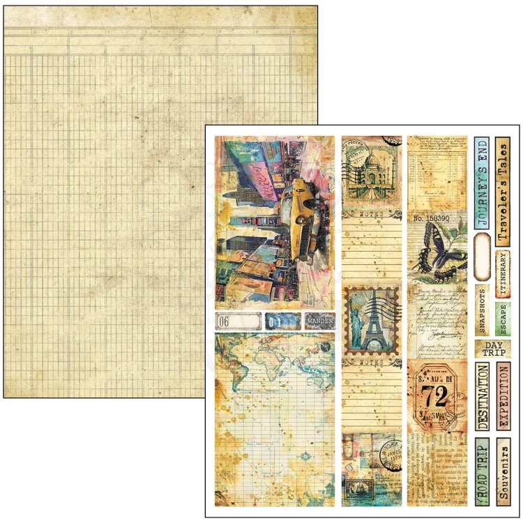 Zestaw papierów Mixed Media Book A4 Journey Ahead 50 arkuszy MA006 Ciao Bella