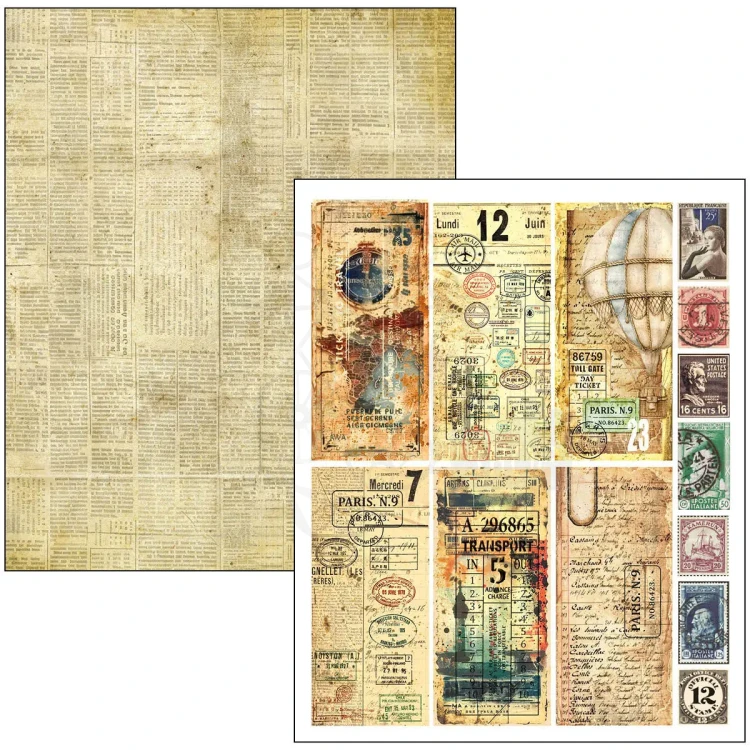 Zestaw papierów Mixed Media Book A4 Journey Ahead 50 arkuszy MA006 Ciao Bella