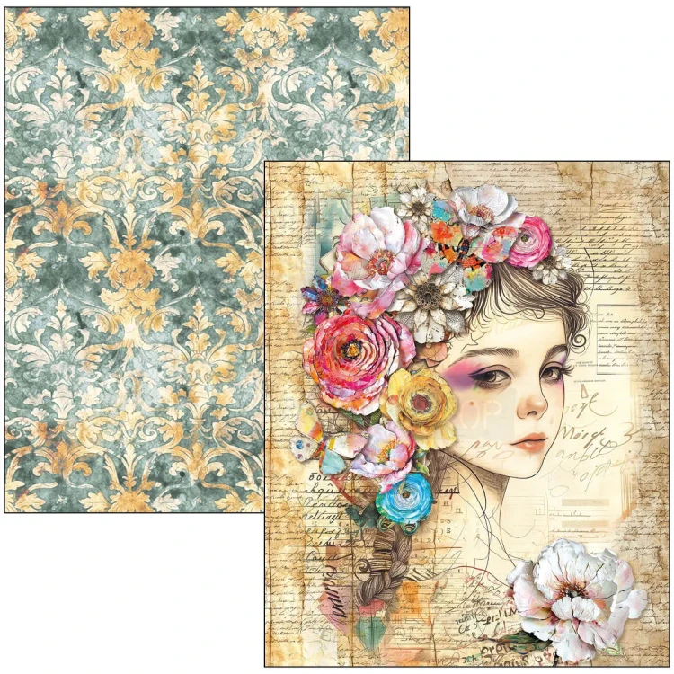 Zestaw papierów Mixed Media Book A4 Quintessential 50 arkuszy MA003 Ciao Bella