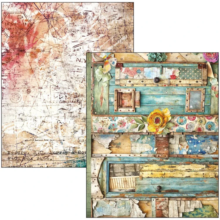 Zestaw papierów Mixed Media Book A4 Quintessential 50 arkuszy MA003 Ciao Bella