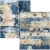 Zestaw papierów Mixed Media Book A4 Urban Blue Denim 50 arkuszy MA002 Ciao Bella