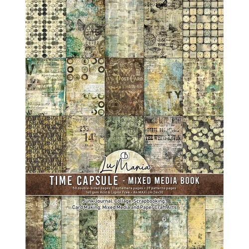 Zestaw papierów Mixed Media Book A4 Time Capsule 50 arkuszy MA001 Ciao Bella