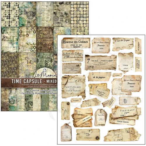 Zestaw papierów Mixed Media Book A4 Time Capsule 50 arkuszy MA001 Ciao Bella