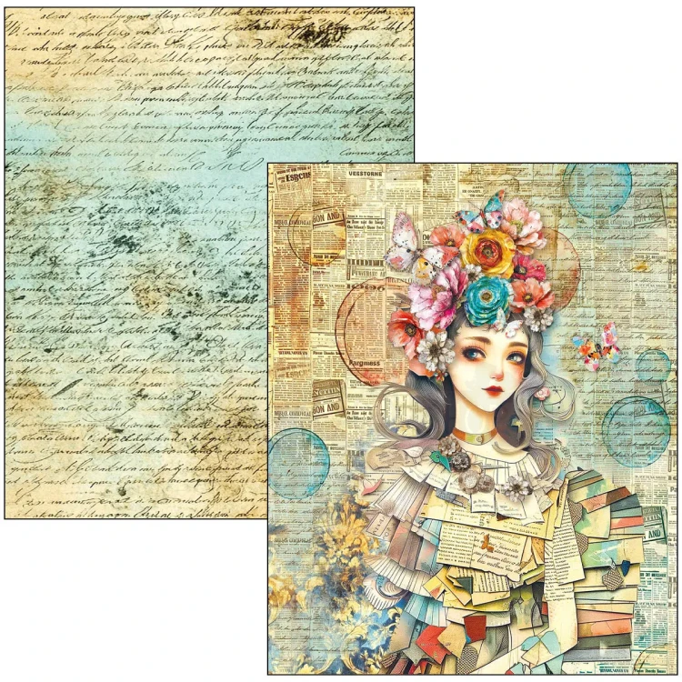 Zestaw papierów Mixed Media Book A4 Quintessential 50 arkuszy MA003 Ciao Bella