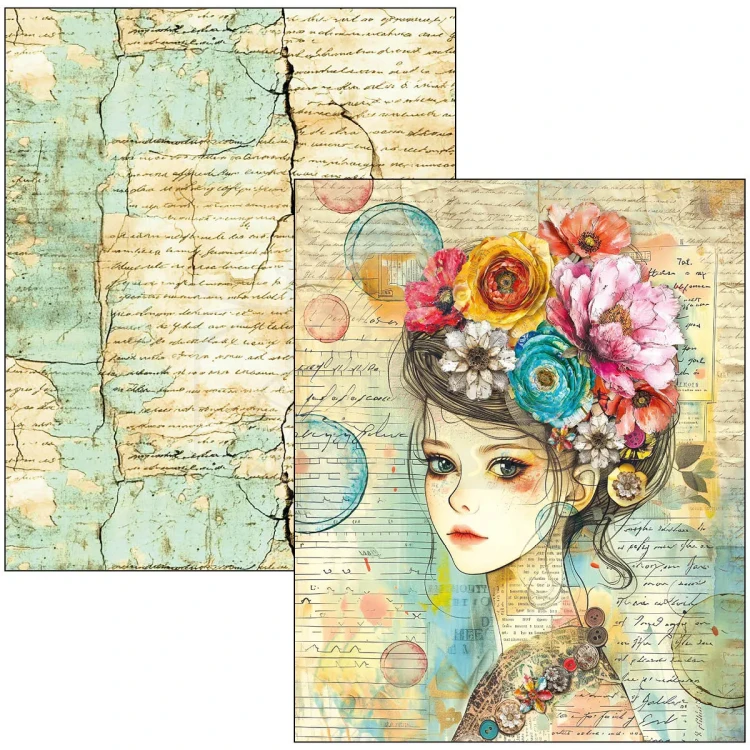 Zestaw papierów Mixed Media Book A4 Quintessential 50 arkuszy MA003 Ciao Bella