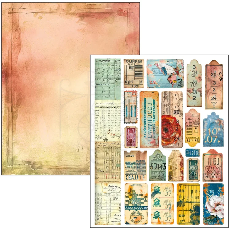 Zestaw papierów Mixed Media Book A4 Quintessential 50 arkuszy MA003 Ciao Bella