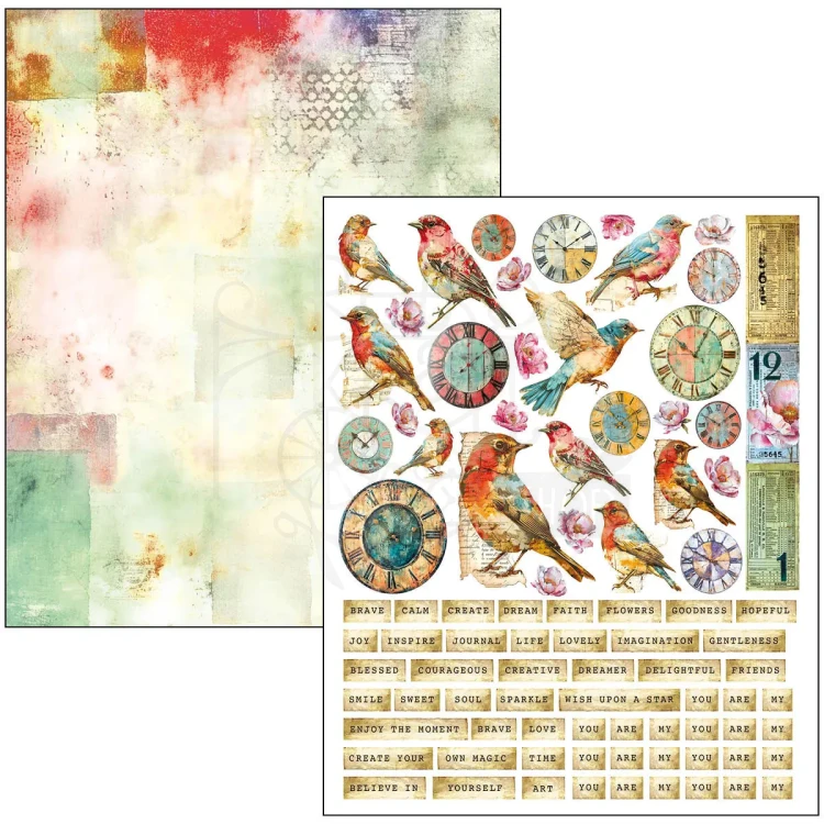 Zestaw papierów Mixed Media Book A4 Quintessential 50 arkuszy MA003 Ciao Bella