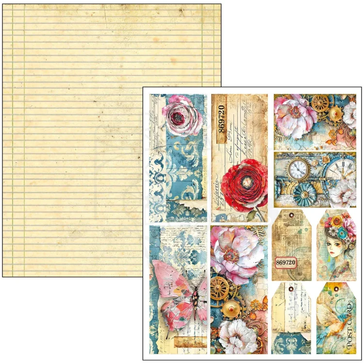 Zestaw papierów Mixed Media Book A4 Quintessential 50 arkuszy MA003 Ciao Bella